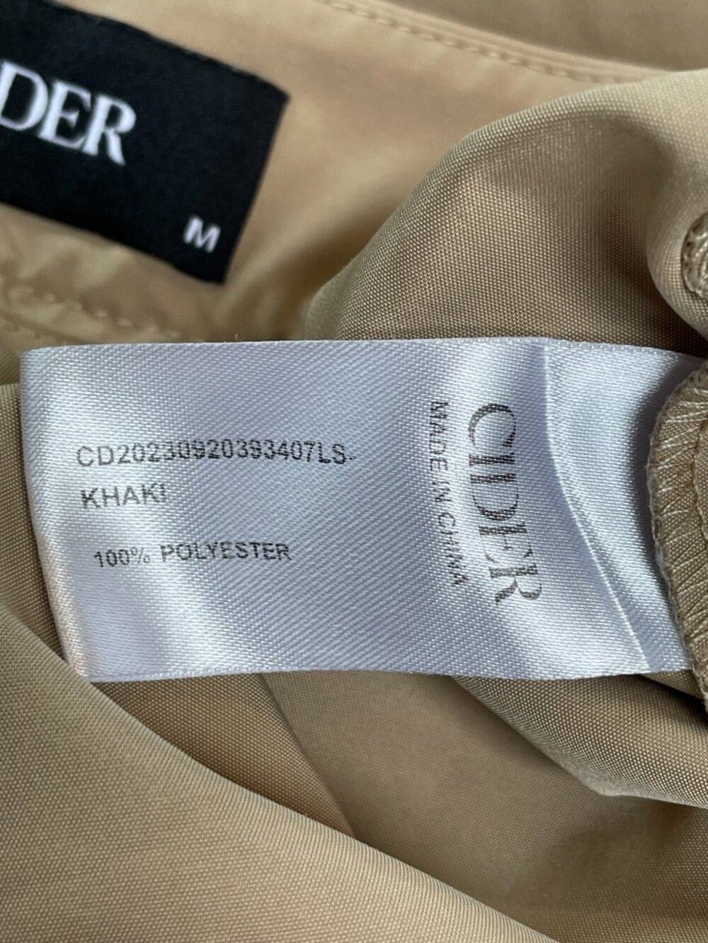 Cider Khaki Sculptural Bubble Midi Skirt Draped Avant Garde Architectural M NWOT - Picture 9 of 11